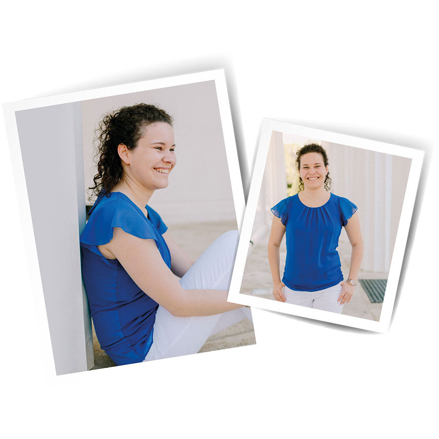 Lisa beim Eltz Happy Moments Shooting