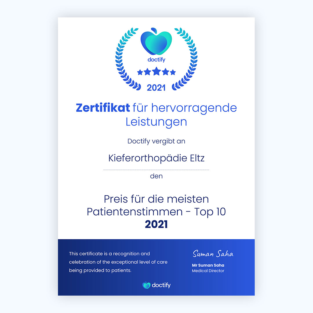 Die Nummer 1 auf Doctify